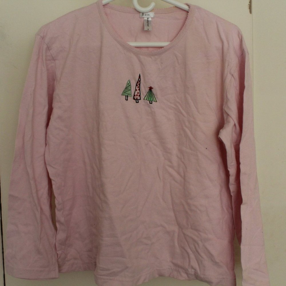 Long Sleeve Pink Pajamas top